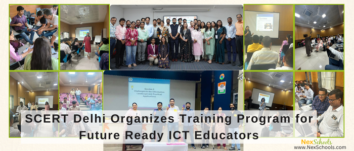 SCERT Delhi’s ICT in Education training equips teachers with AI knowledge, digital ethics, and information literacy skills, based on UNESCO's framework, led by Mradula Singh, Founder of NexSchools. SCERT Delhi Empowers Teachers with ICT Training for a Digital Future SCERT Delhi Launches Capacity Building Programme for ICT Teachers to Prepare for an AI-Driven Future SCERT Delhi Launches Capacity Building Programme for ICT Teachers to Prepare for an AI-Driven Future | UNESCO's framework Information Literacy Training by Mradula Singh, Founder NexSchools | Happier and Safer Internet for all Teachers Training program | HSI Project Teachers Training in Delhi Government schools | SCERT Delhi Focuses on AI Preparedness for ICT Educators | State Council of Educational Research & Training, Delhi